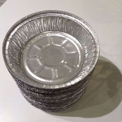 7&#034; Disposable Aluminum Foil Pans Round