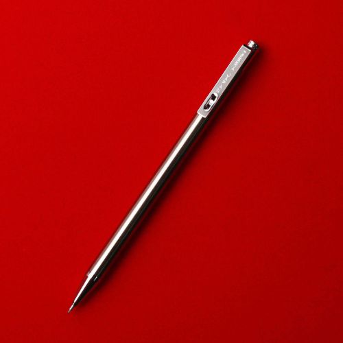 Zebra TS-3 Mini Mechanical Pencil 0.5mm Silver Made in Japan Sharp Pencil