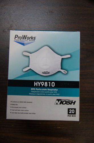 ProWorks HY9810 Disposable Particulate Respirator N95 Protection 20 Mask per box