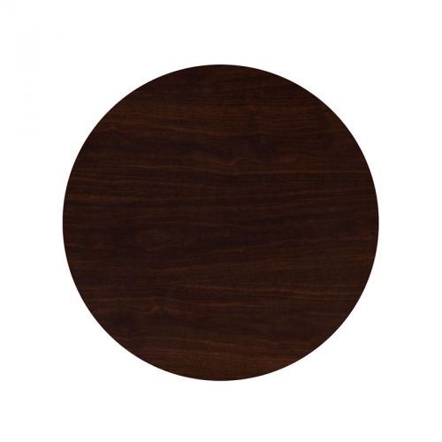 30&#039;&#039; round resin restaurant table top in resin walnut finish - bar table top for sale
