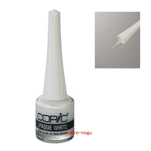 Copic Opaque Paint with Brush, 10ml, White Copic Marker