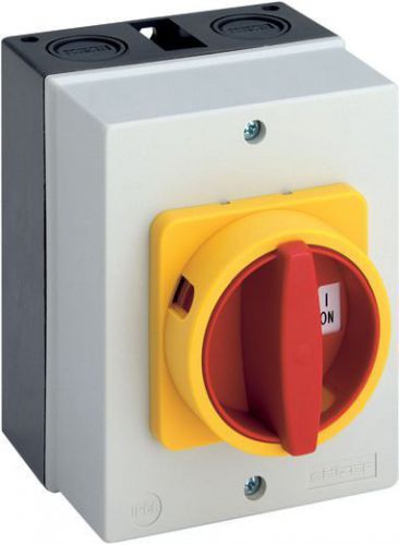 25A 3 pole Disconnect switch in weatherproof enclosure