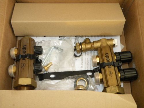 Uponor Wirsbo TruFLOW Manifold 2-loop A26610200 W/Isolation &amp; Balancing Valves