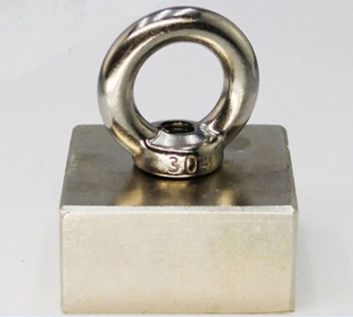 N52 47mm*47mm*23mm Square Neodymium Iron Boron Strong Magnet Ring 79kg #A231