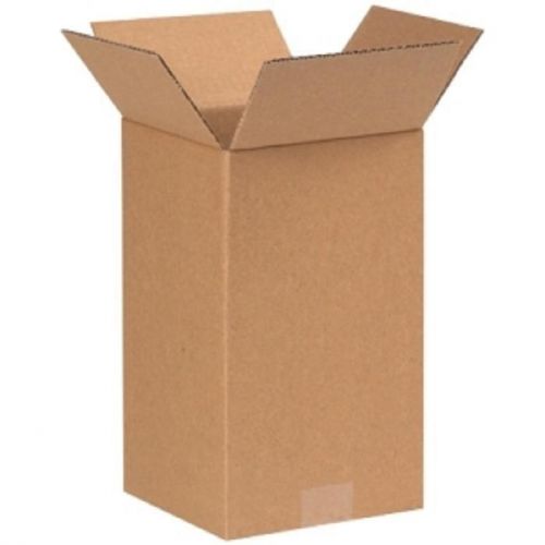 Corrugated cardboard tall shipping storage boxes 7&#034; x 7&#034; x 12&#034; (bundle of 25) for sale