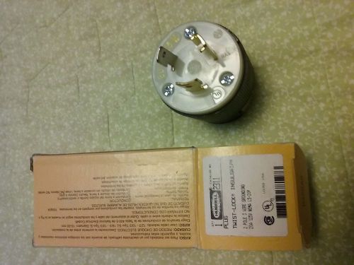 Hubbell hbl2311 twist-lock plug 20a 125v for sale