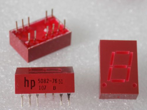 1x HP 5082-7651 107-B - 7 Segment LED Numeric Digital Indicator Display - 107B