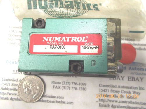 Numatrol RA7-0103 Pneumatic Valve