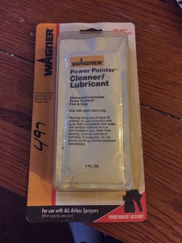 Wagner Power Painter Cleaner Lubricant Lot Of 4 New