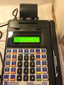 Hypercom T7P Credit Card  Reader Terminal And 5 Rolls Of Paper