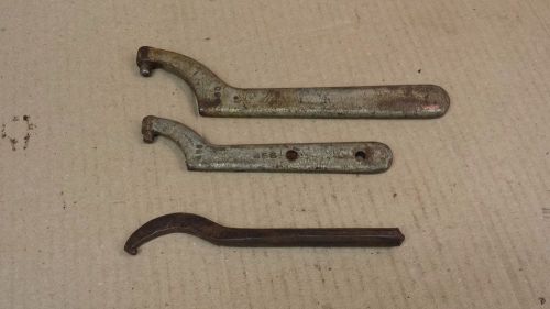 LOT OF 3 ASSORTED HOOK/ PIN SPANNER WRENCH