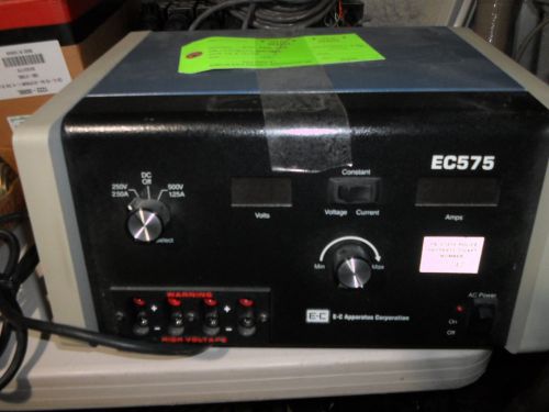E C Apparatus EC 575 Electrophoresis Power Supply Used