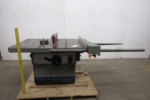 Invicta RT40 Table Saw 230/460/3PH 7.5HP 14&#034;-16&#034; 59&#034;x43&#034; Table W/Fence Nice!
