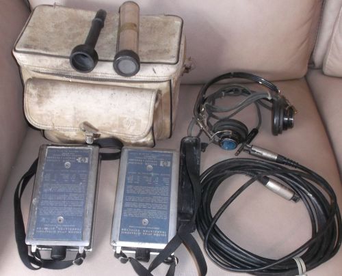 HP Delcon 4916A Ultrasonic Translator Vacuum Gas Leak Detector &amp; Sensitive Probe