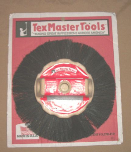 Texmaster 8&#034; Drywall Rosebud Texture Brush 9901 *NEW*