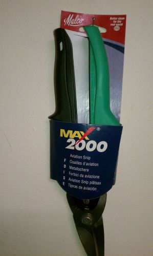 Malco Max 2000 RIGHT CUT Aviation Snips    Free Shipping