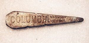 Vintage Masonry Line String Tool Columbia Masonry Cement