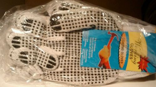 12 PAIR LOT OF DOTTED GLOVES