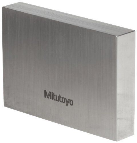 Mitutoyo Steel Rectangular Gage Block, ASME Grade AS-1, 0.5&#034; Length