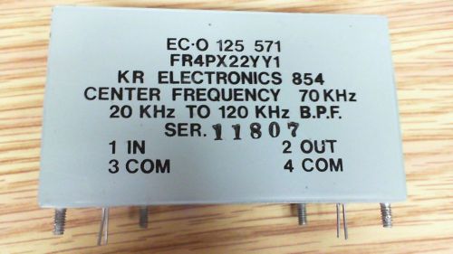 KR  70 KHz band pass filter