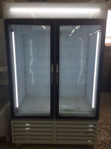 Beverage Air CFG48-5 2 Door Glass Freezer with New Compressor