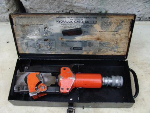 THOMAS &amp; BETTS # 367 HYDRAULIC CABLE WIRE CUTTER 1.6 OD CAPACITY GREENLEE