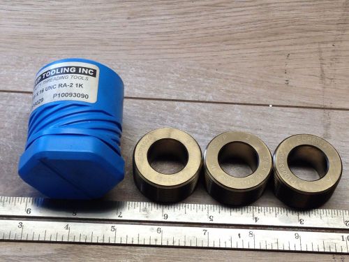 NEW SET OF 3 RSVP 3/8-16 UNC RA2 THREAD ROLLS / CHASERS FETTE NAMCO R