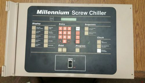 York Millennium Screw Chiller User Interface Panel