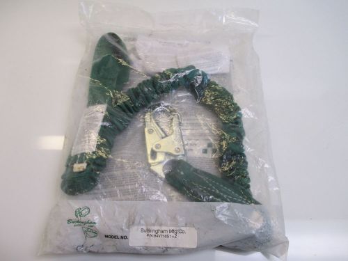 BUCKINGHAM SHOCK ABSORBING LANYARD 84V716S1+Z  NEW IN PACKAGE CLIMBING SAFETY