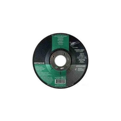 Hitachi 727702B10 80-Grit 4-Inch Flap Disc and 5/8-Inch Arbor, 10-Piece