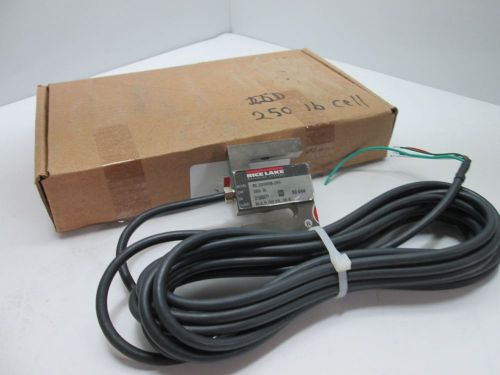 New in box rice lake rl20000b-250 s-beam load cell, load capacity: 250 lbs for sale