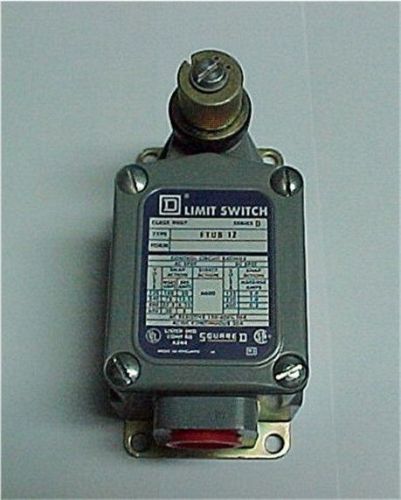 NEW SQUARE SQ D HEAVY DUTY LIMIT SWITCH FOUNDRY 9007 FTUB12 SERIES D TYPE 4 13