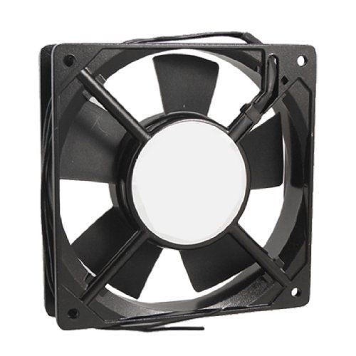 New 278g Black Metal Industrial 120 x 120 x 25mm 0.1A AC 220-240V Cooling Fan W8
