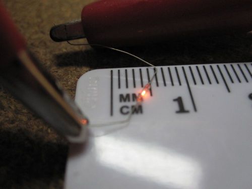 Microminiature incandescent lamps 0.5mm dia 5 pcs. for sale