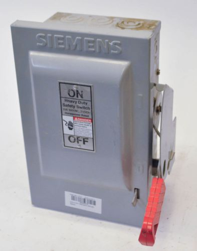 Siemens HNF361 30A 600V Heavy Duty Non Fusible Switch