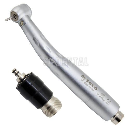Dental torque push button led quick coupling handpiece with generator 2hole for sale