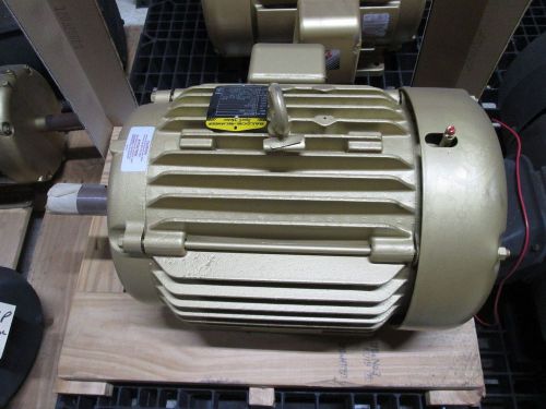 Baldor Super-E AC Motor EM4106T 20HP 3520RPM 230/460V 46/23A New Surplus