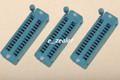 3pcs NEW 28-pin 28 Pins Test Universal ZIF IC Socket narrow