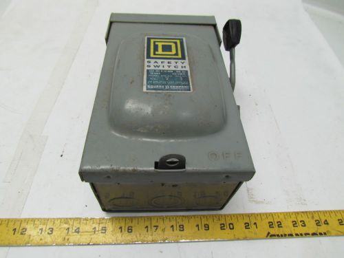Square D D111N RB 30amp 125VDC 120VAC Fusible safety switch disconnect
