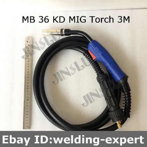 Binzel MB 36 KD Air Cooled MIG Torch with Euro Connector 3M Cable