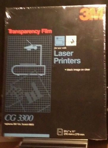 3m Transparency Film for Laser Printers (CG3300)