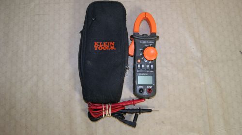 Klein-Tools CL100 Clamp Meter with Leads and pouch Electrician test kit