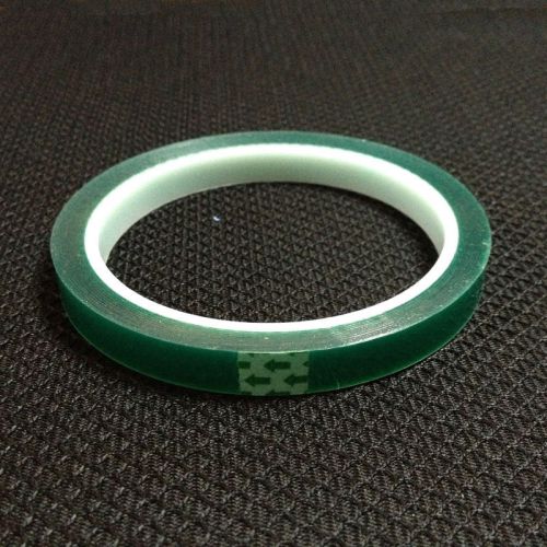 1roll 8mm*33m*0.06mm green pet tape hi-temp pcb electroplate shield for sale