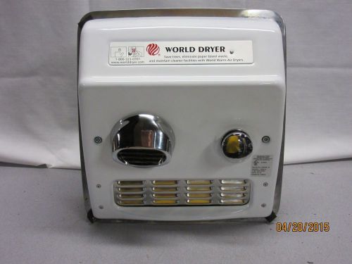 World Dryer Hand Dryer Model RA5-Q  White (073-060)