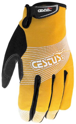 Cestus yellow genu ii mechanic utility work high dexterity light duty glove 2xl for sale