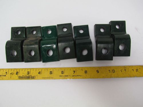 Unistrut p1379s beam clamp green lot of 7 for sale