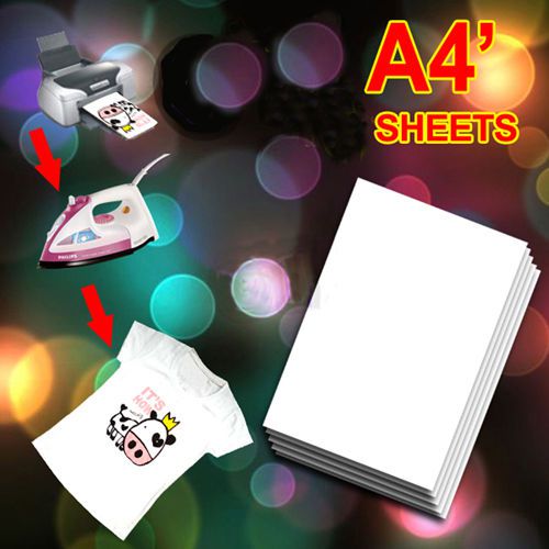 30xa4 t shirt inkjet heat iron on transfer paper 8.5x11 for light color fabrics for sale