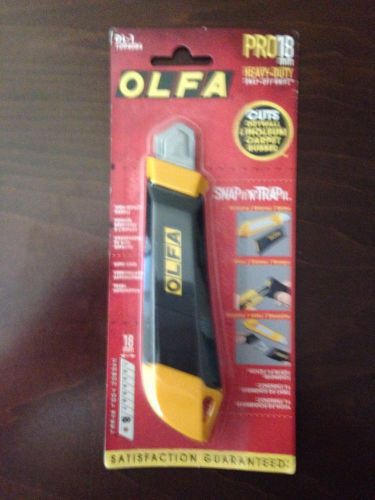 OLFA MODEL DL-1 / 18 MM Utilitiy Knife. Heavy Duty Snap-off Blade.