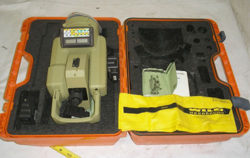 Wild Heerburgg TC1600K Optical Vernier Survey Transit Tachymat Total Station