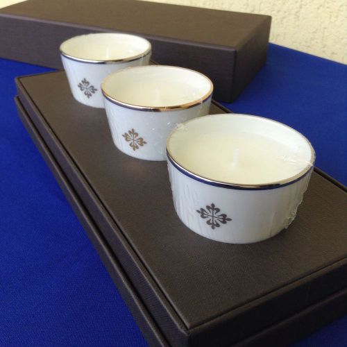 patek philippe luxury 3 perfumed candles limited edition very rare 2015